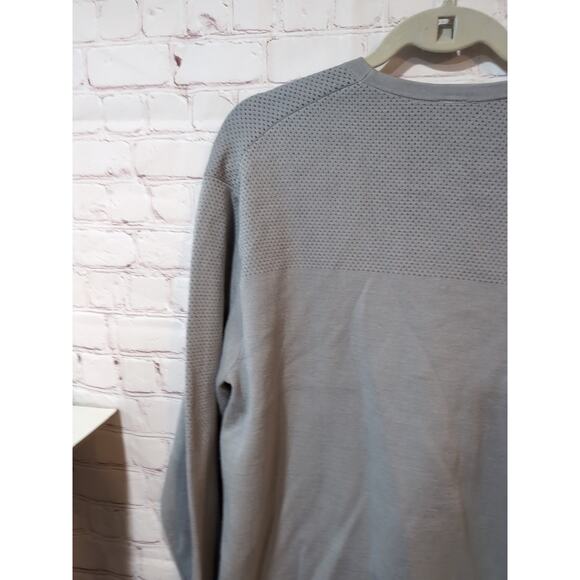 Lululemon Men’s XL Gray Crewneck Sweater Long Sleeve Merino Wool Blend Pullover - Picture 10 of 15